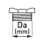 Connection thread size outer
